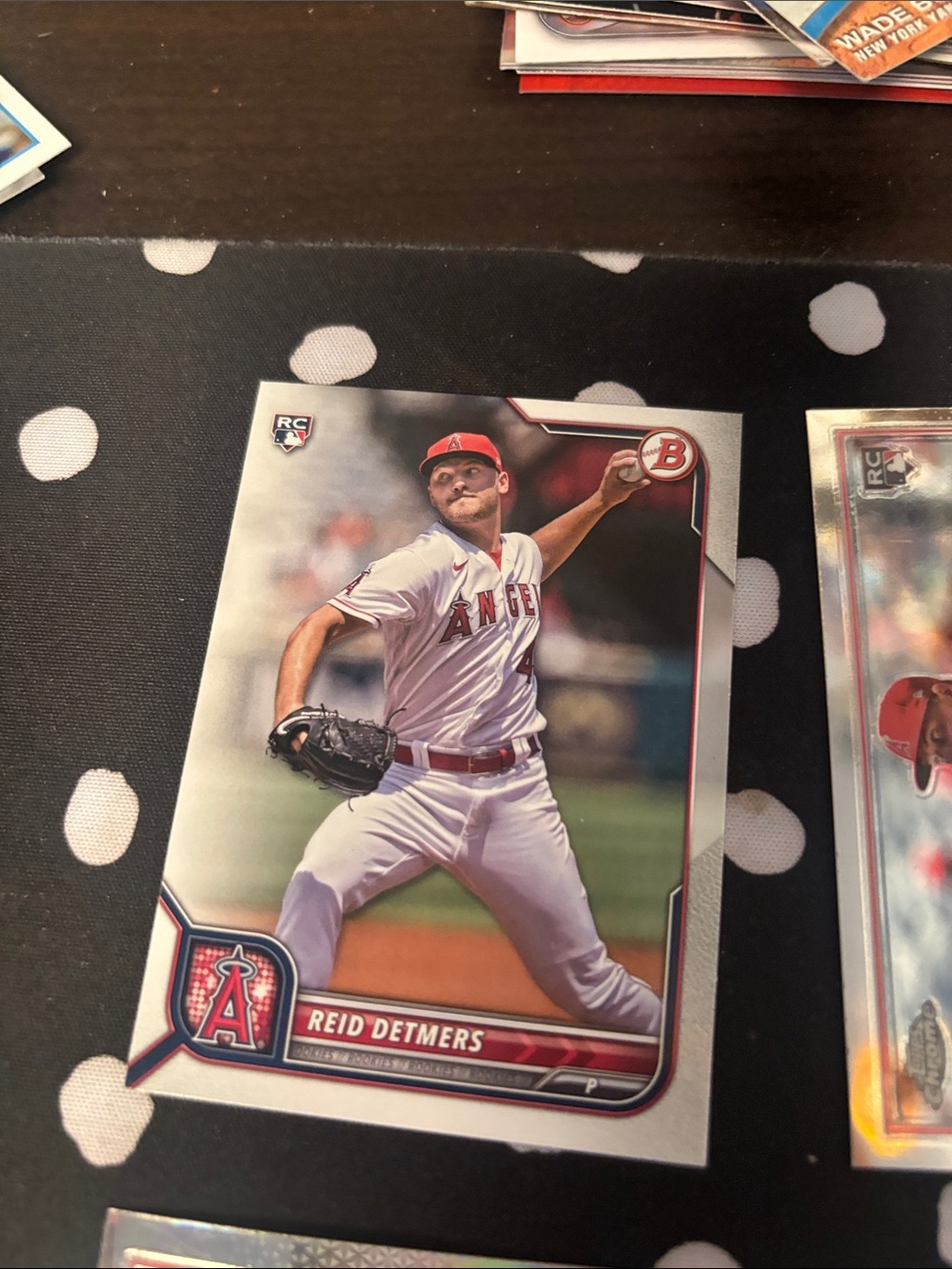 MLB Los Angeles Angels Baseball Card - Red Team Design - Picture 11 of 11